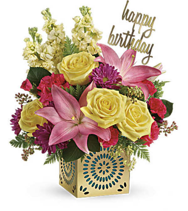 Teleflora's Blooming Birthday Bouquet