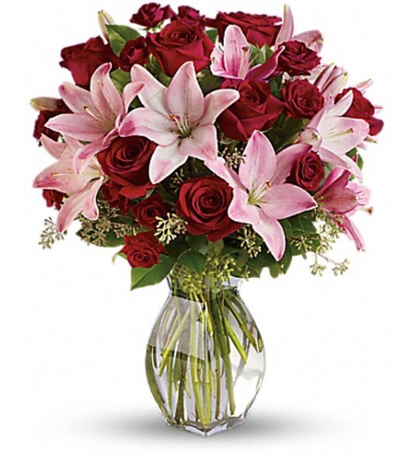 Lavish Love Roses and Lilies