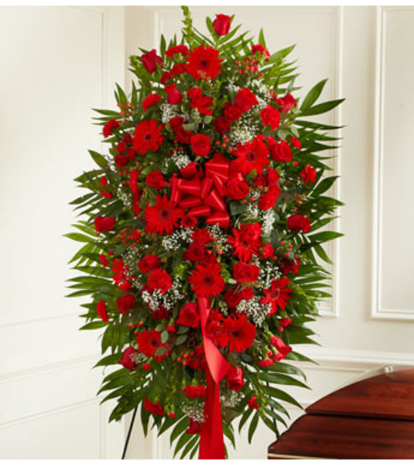 Red Standing Spray