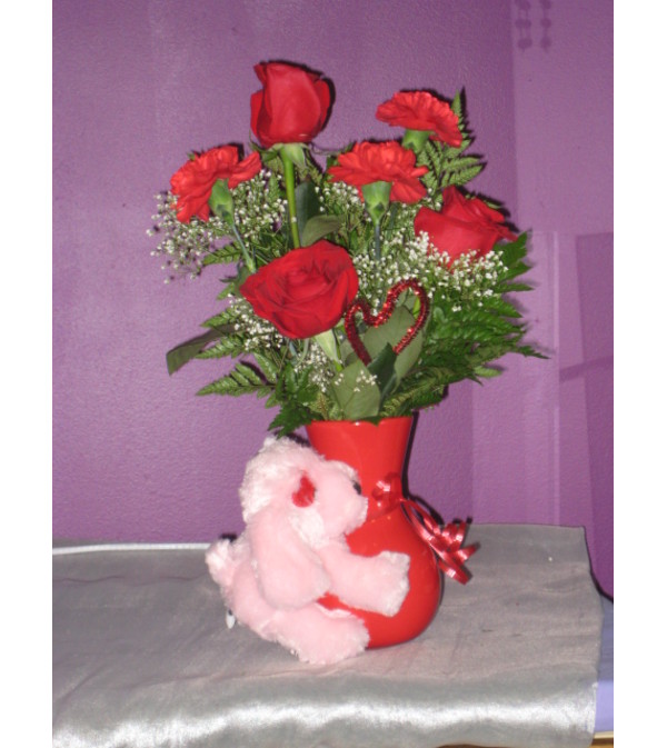puppy Love bouquets