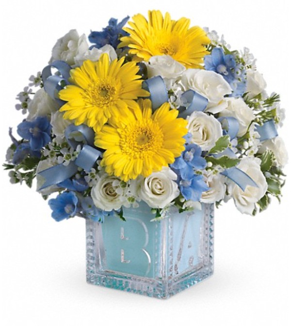 Baby's First Block by Teleflora - Blue