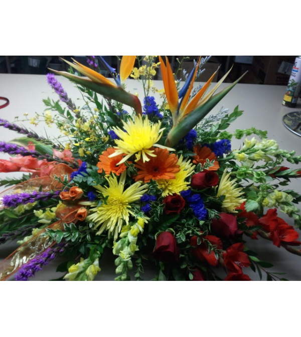 Tropical Serenity Casket Piece