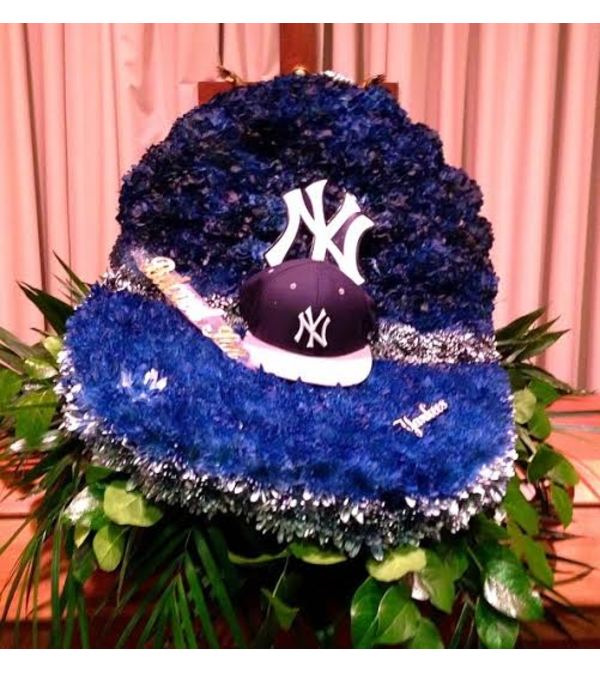 Funeral Custom Yankee Hat Sympathy Piece