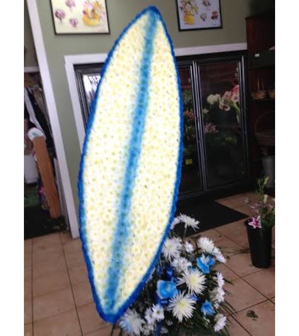 Funeral Custom Surfboard Sympathy Piece