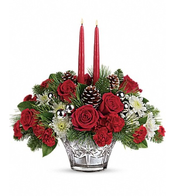 Teleflora's Sparkling Star Centerpiece