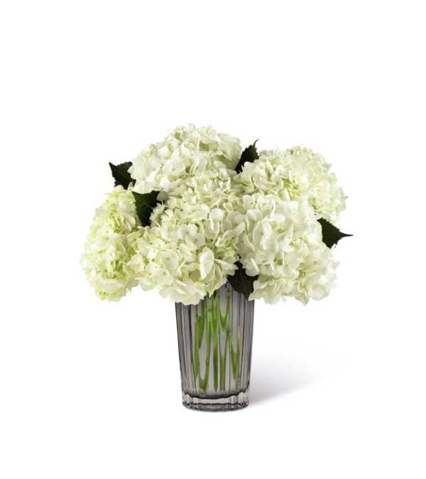 The FTD® Ivory Hydrangea Bouquet by Vera Wang