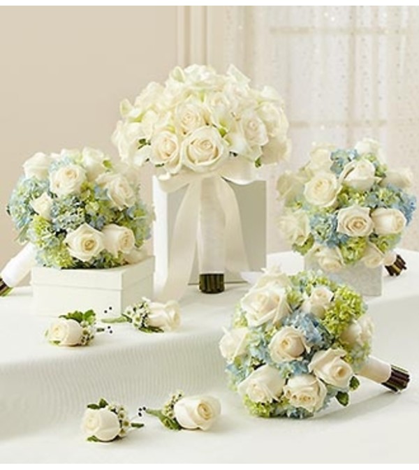Bridal Party Personal Package Blue and White