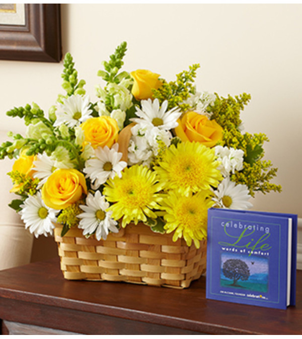 Celebrating Life - Yellow and White