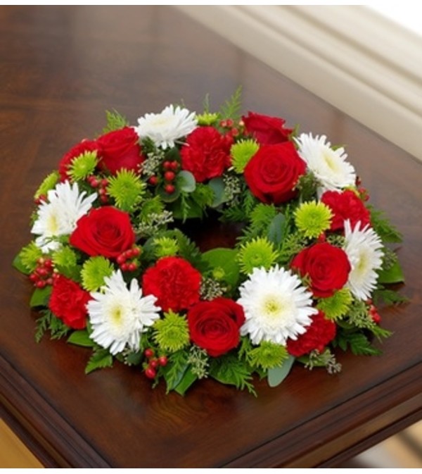 Cremation Wreath - Holiday