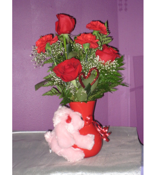 Love puppy bouquets
