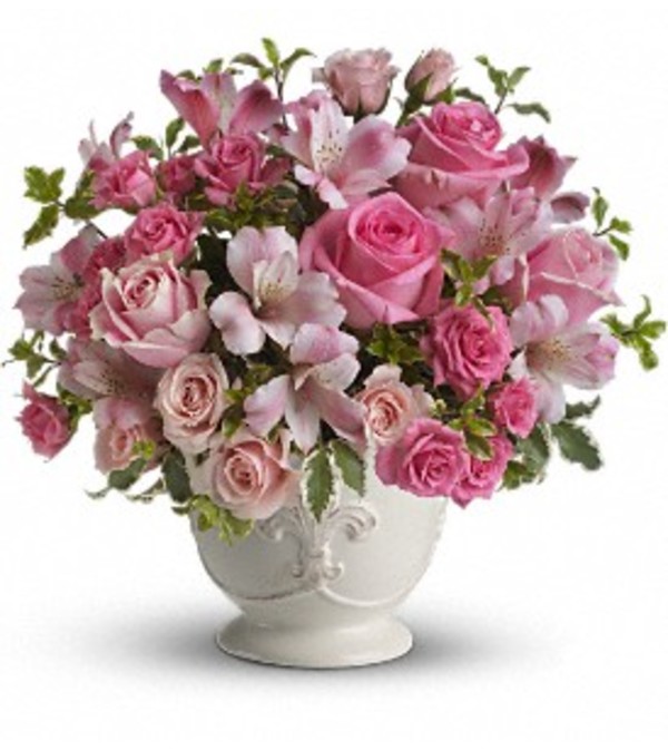 Pink Potpourri Centerpiece
