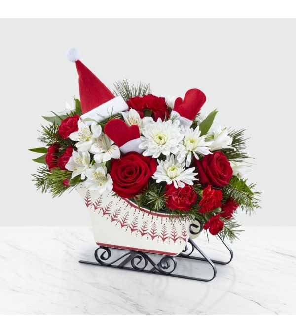 The FTD® Dashing Through the Snow™ Bouquet