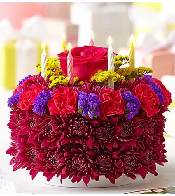 Birthday Flower Cake® Purple