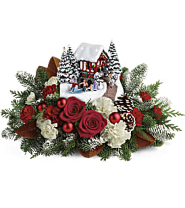 Thomas Kinkade's Snowfall Dreams Bouquet