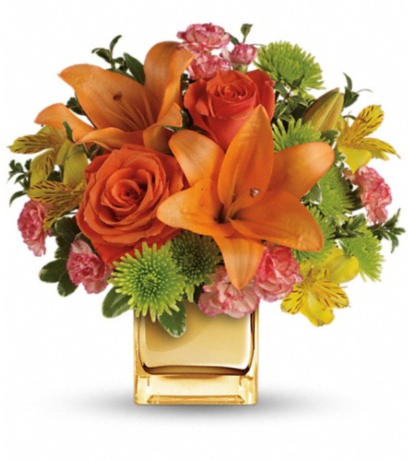 Teleflora's Tropical Punch Bouquet