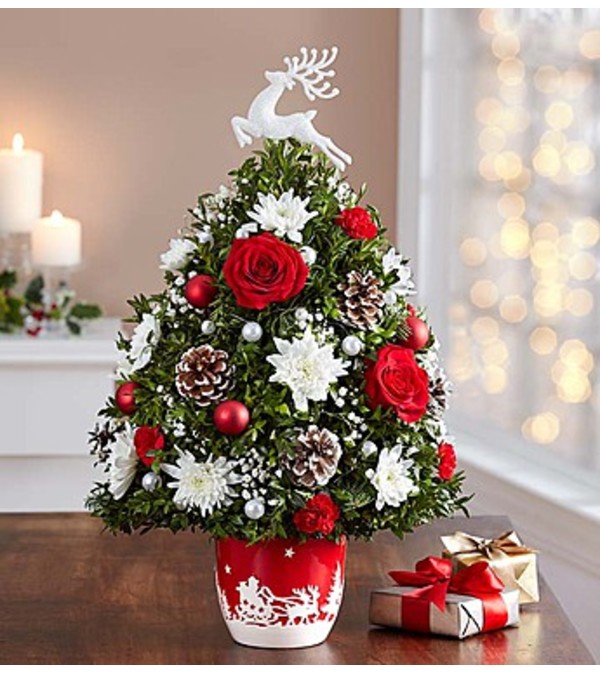 Santa’s Sleigh Ride™ Holiday Flower Tree®
