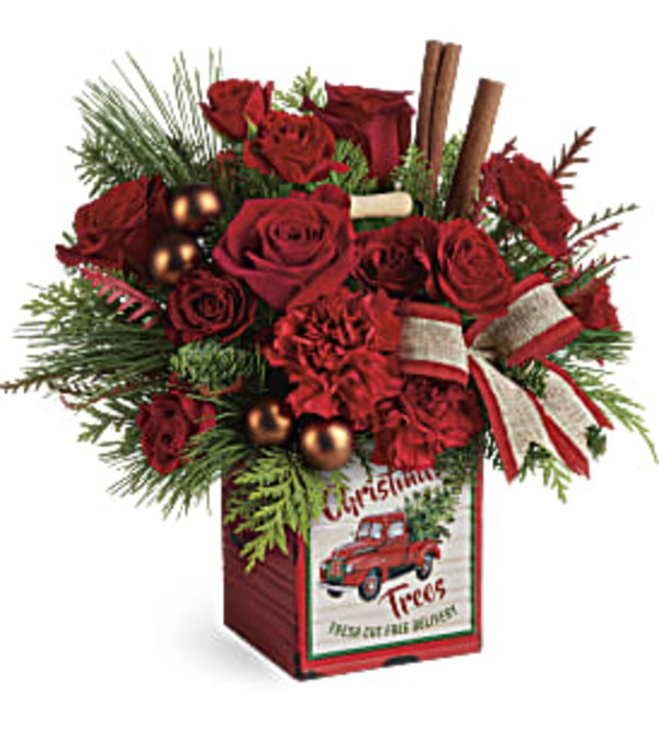 Teleflora's Merry Vintage Christmas Bouquet