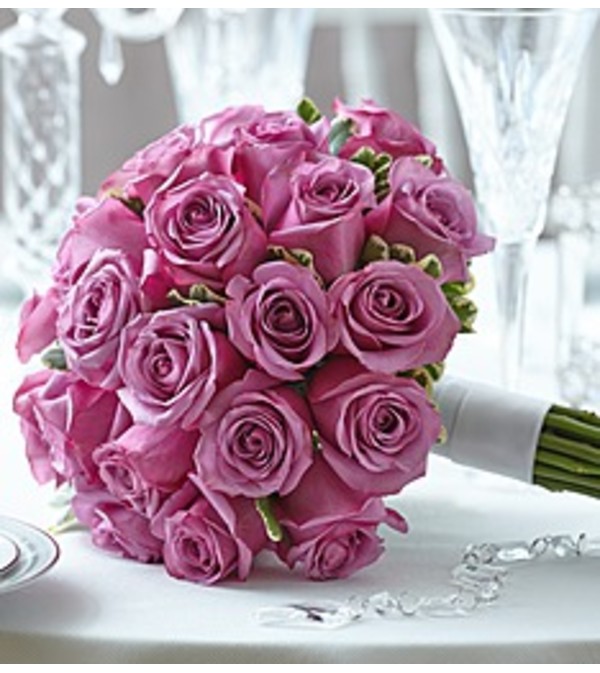 Elegance Purple Rose Bouquet