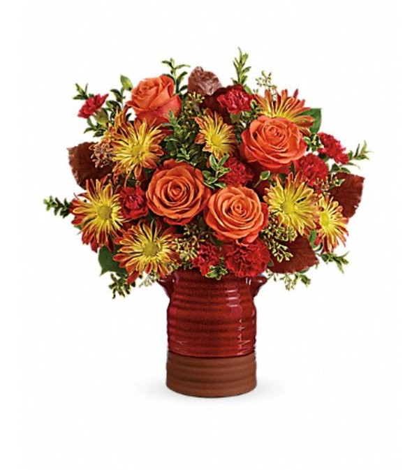 Teleflora's Heirloom Crock Bouquet
