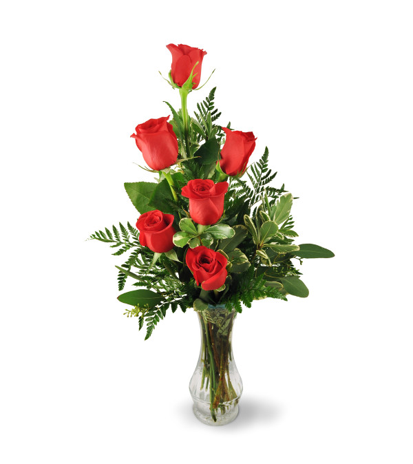 Six Red Roses