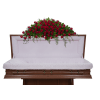 Elegant Roses Full Casket Spray deluxe