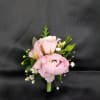 Pretty n Pink Boutonniere standard