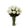 The FTD® White Rose Bouquet - Standard. An arrangement by Lori's Hearts and Flowers.