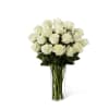 The FTD® White Rose Bouquet - Deluxe. An arrangement by Lori's Hearts and Flowers.