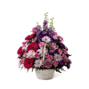 FTD's Pastel Peace™ Basket - Deluxe. An arrangement by Lori's Hearts and Flowers.