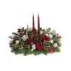 A Christmas Wish Centerpiece - Standard. An arrangement by Flowers of Jacksonville.