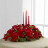 Seasons Greetings Centerpiece w/Candles premium