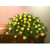 Yellow Yellow Rose Casket Spray standard