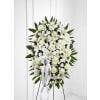 Exquisite Tribute Standing Spray with Bow standard