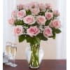 Beautiful Long Stem Pink Roses deluxe