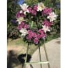 A Sympathy  Purple Rose Wreath premium