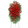 Red Carnation Standing Spray premium