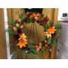 Fall Pine Wreath - Premium. An arrangement by The Farm and Floral Market.