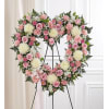 Lovely Pink and white Heart standard