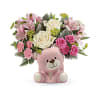 TF Precious Pink Bear Bouquet standard