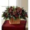 Christmas Coziness Basket - Deluxe. An arrangement by Balloon Bouquets Plus.
