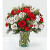 The FTD Holiday Cheer Arrangement - Deluxe. An arrangement by Balloon Bouquets Plus.