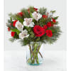 The FTD Holiday Cheer Arrangement - Standard. An arrangement by Balloon Bouquets Plus.