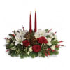 Christmas Wishes Centerpiece TF - Deluxe. An arrangement by Belak Flowers.
