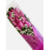 Fuchsia Boxed Roses deluxe