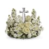 Teleflora Crystal Cross in White Arrangement premium