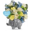 Teleflora's Hello Sweet Baby Boy - Blue premium