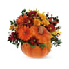 Teleflora's Country Pumpkin Flower Arrangement standard