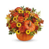 Teleflora's Warm Fall Wishes Flower Arrangement premium