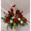 Christmas Contemporary Elegance - Premium. An arrangement by Nicol Florist.