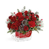 Vintage Sleigh Ride Christmas Arrangement premium